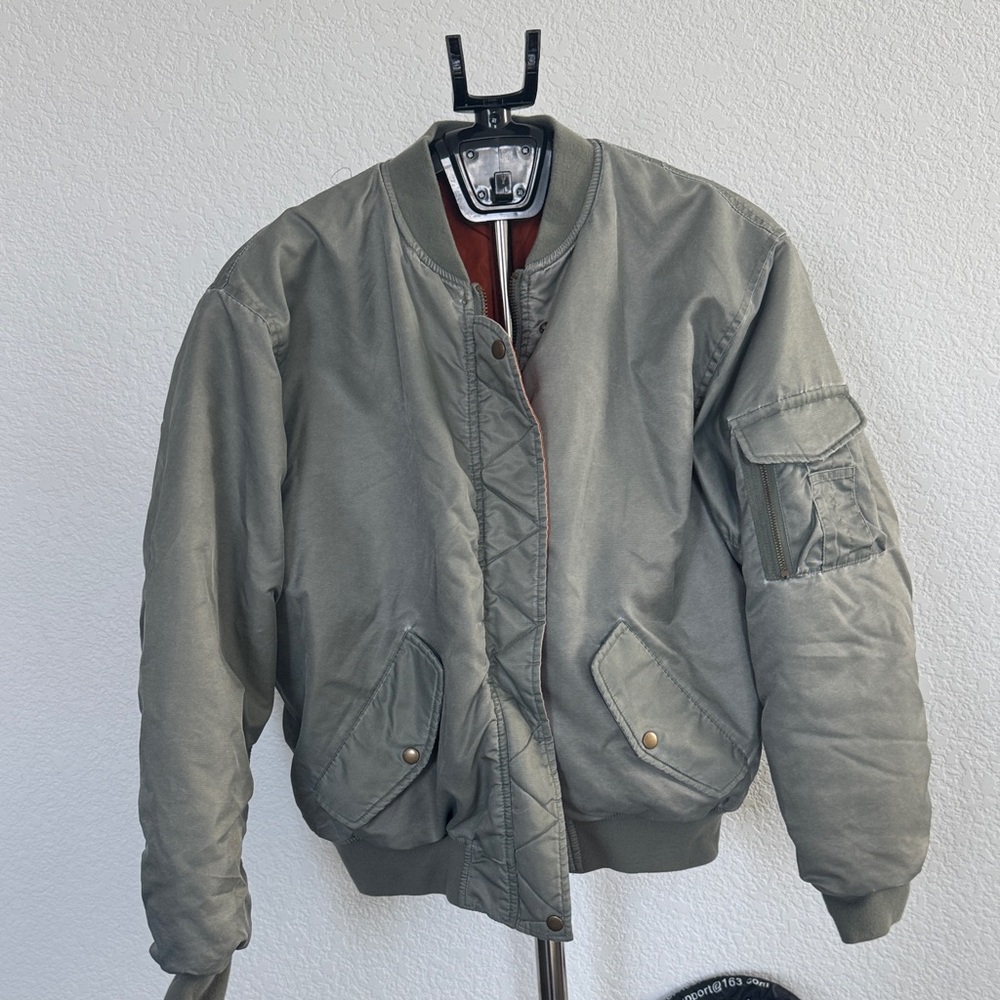 BDG Olive Bomber Jacket